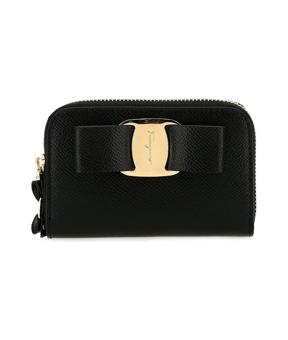 Ferragamo Black Leather Wallet | italist