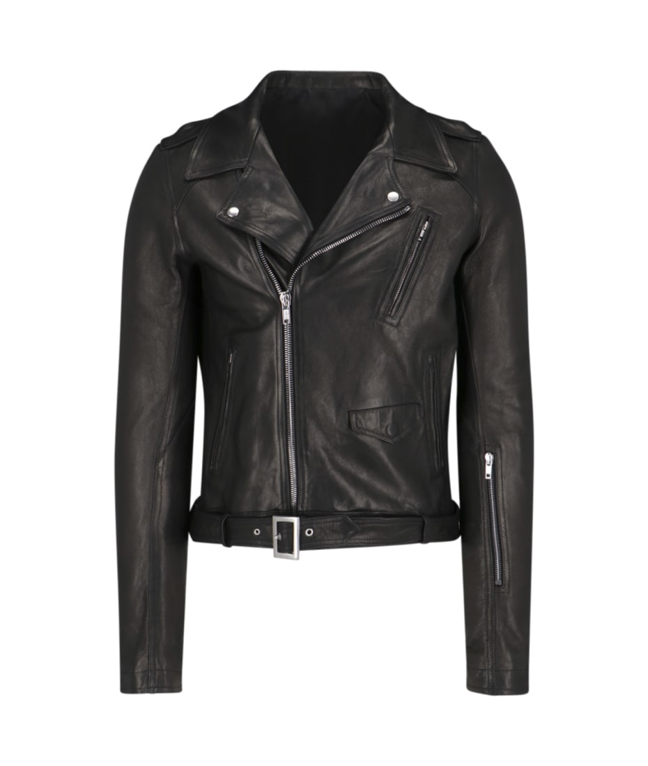 Rick Owens Lukes Stooges Leather Jacket | italist