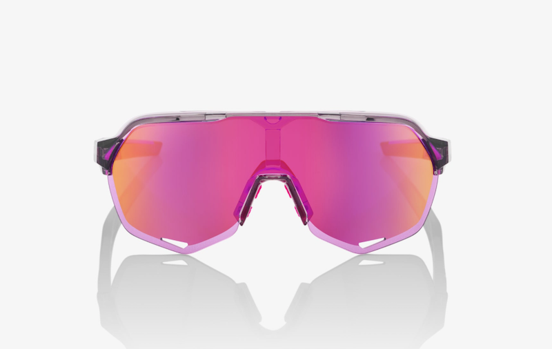 ティナティナ 100% S3 ネオンピンク パープルミラーレンズ 100% S3