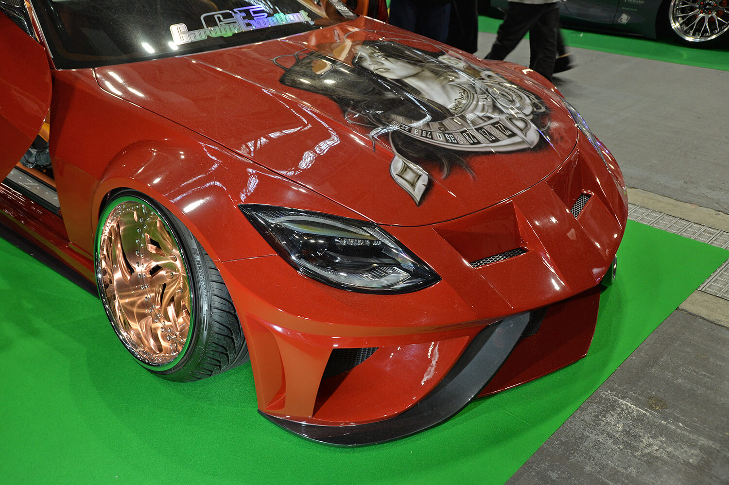 大阪オートメッセ2024で「GARAGE EXELLENT」が展示した日産