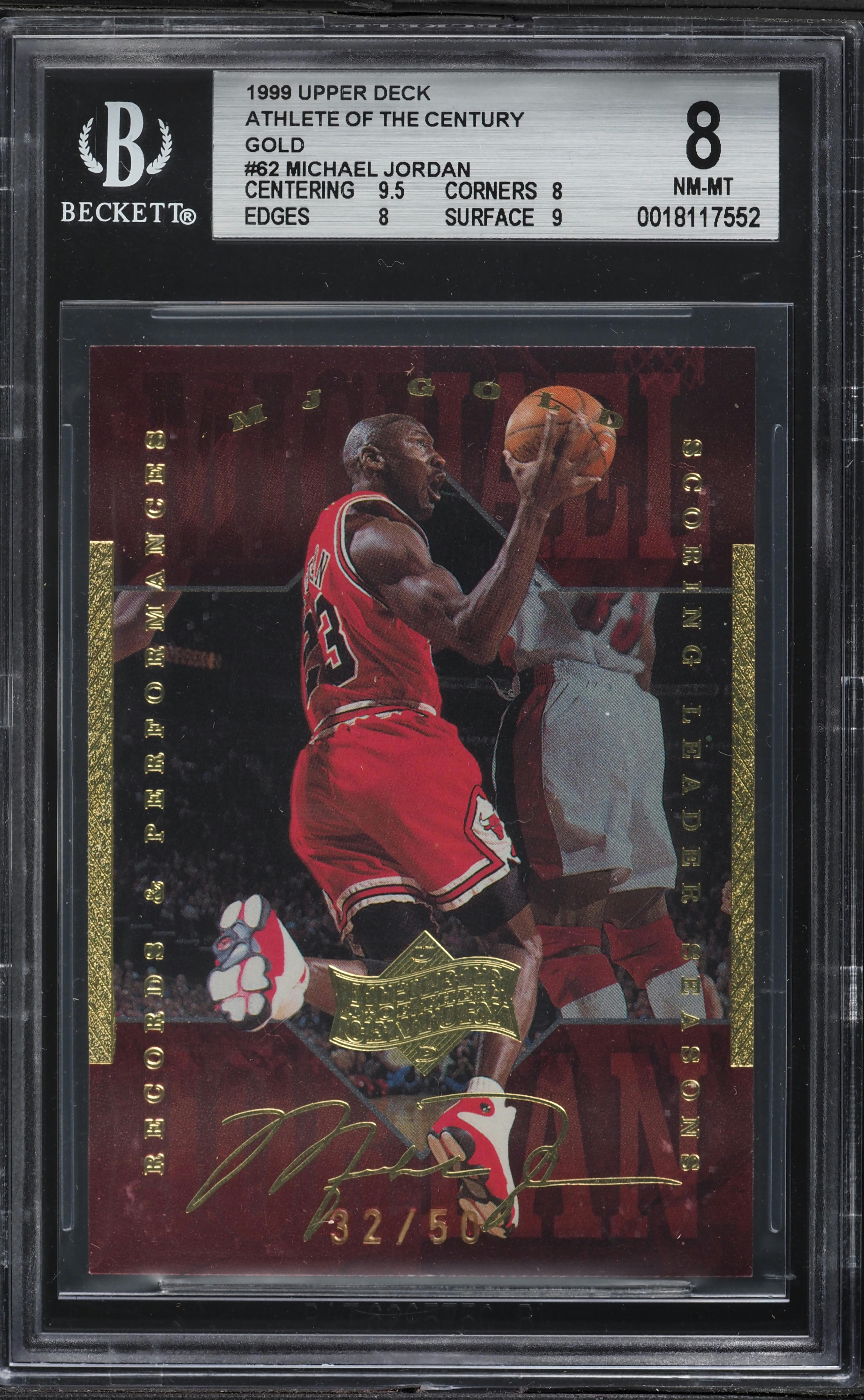 1999-00 Upper Deck MVP - MJ Exclusives Michael Jordan #199 for