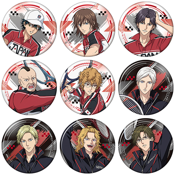 新テニスの王子様_キャラバッジコレクション 【BOX／9パック入り