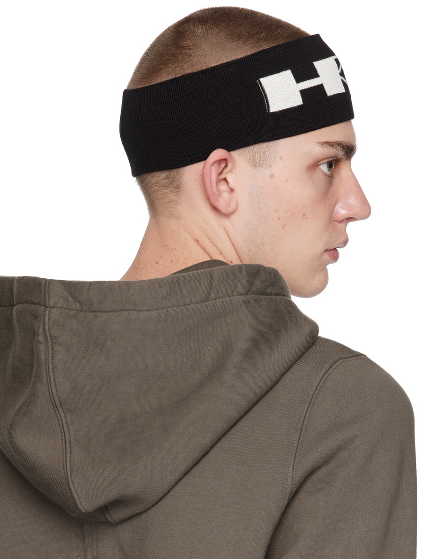 Rick Owens DRKSHDW Black 'HRDR' Headband Rick Owens Drkshdw