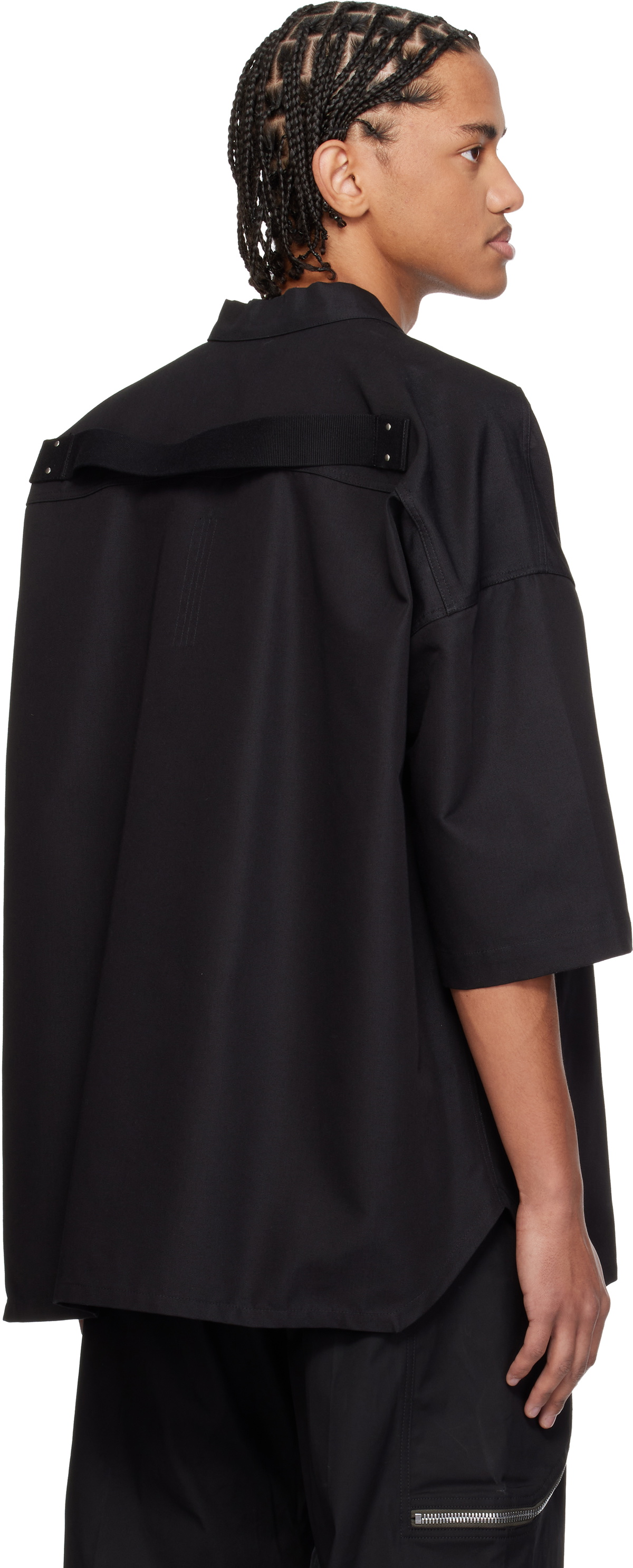 Rick Owens Black Temple SS Jumbo Faun Shirt Rick Owens