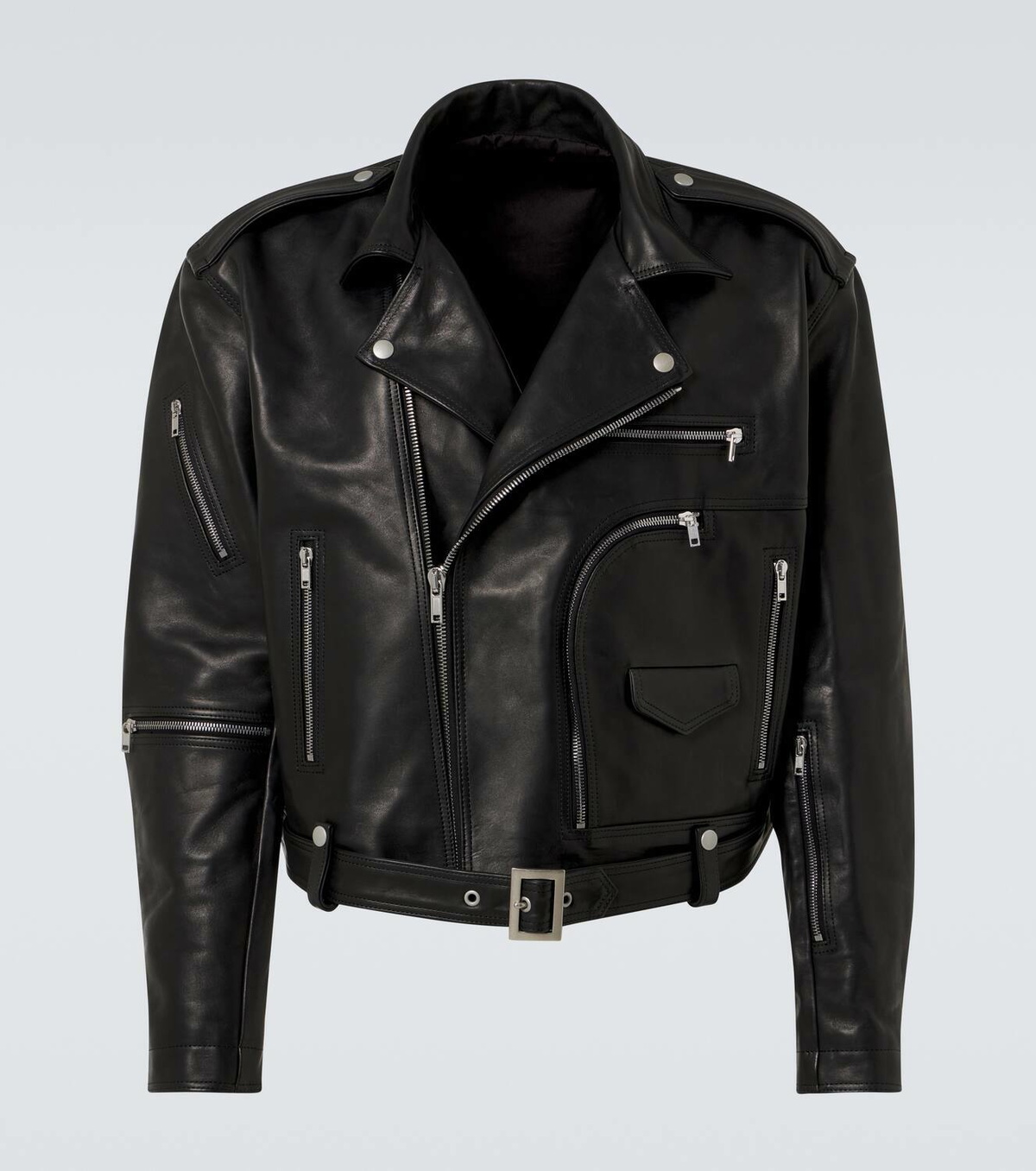 Rick Owens Cropped leather jacket Rick Owens