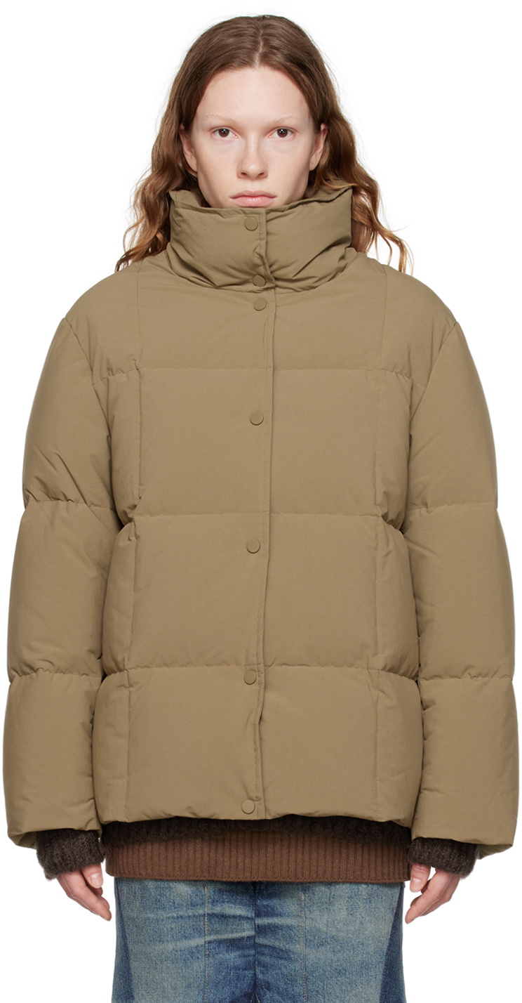 Stand Studio Khaki Sally Down Jacket Stand Studio