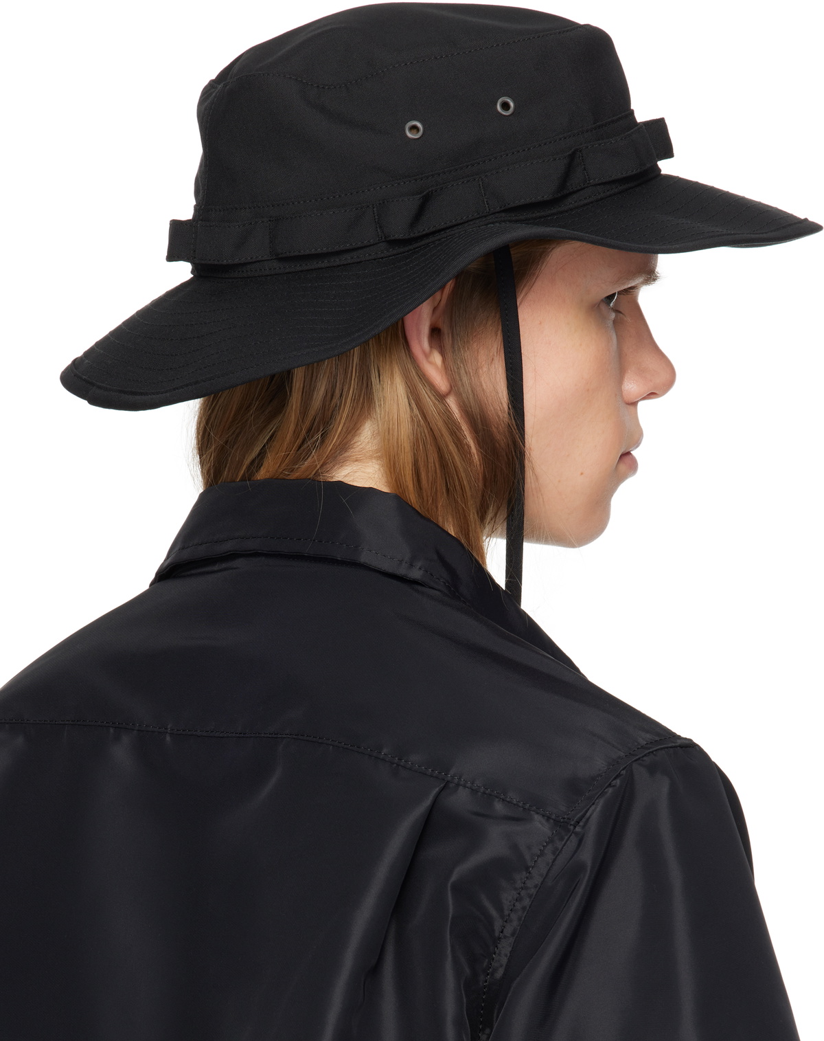 sacai Black Safari Hat Sacai