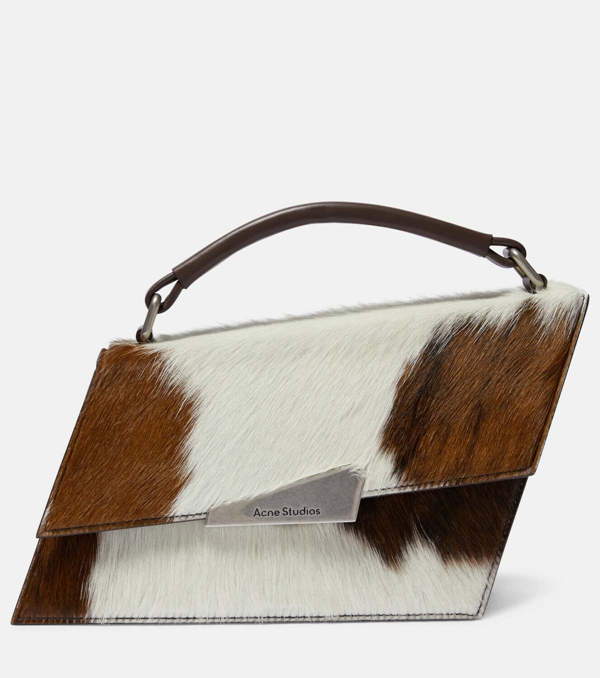 Acne Studios Distortion Small calf hair crossbody bag Acne Studios