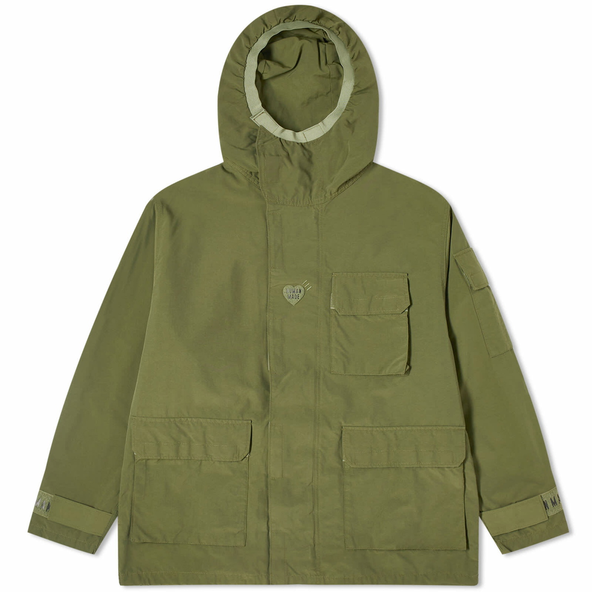 Human Made Men's Moutain Parka Jacket in Olive Drab Human Made