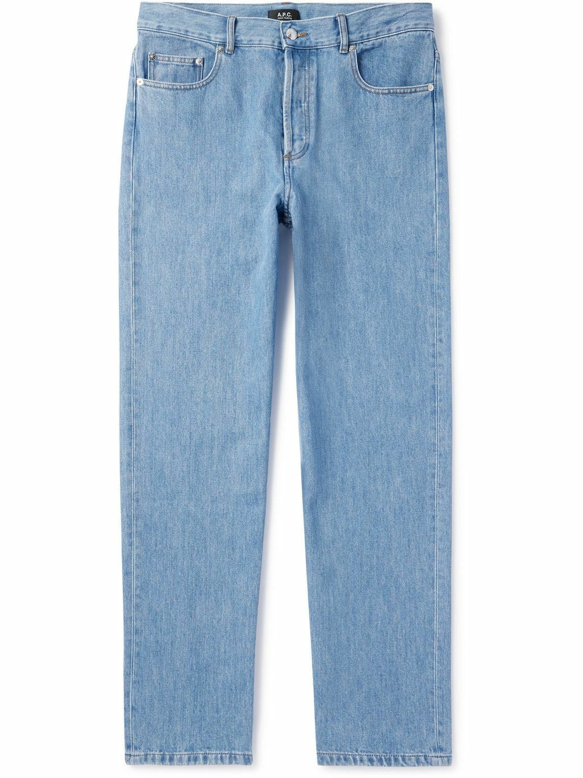 A.P.C. - Fairfax Straight-Leg Stonewashed Jeans - Blue A.P.C.