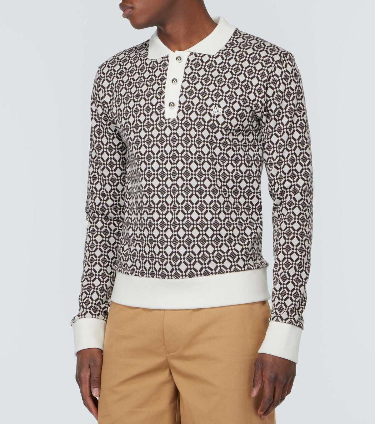 Wales Bonner Selassie cotton polo shirt Wales Bonner