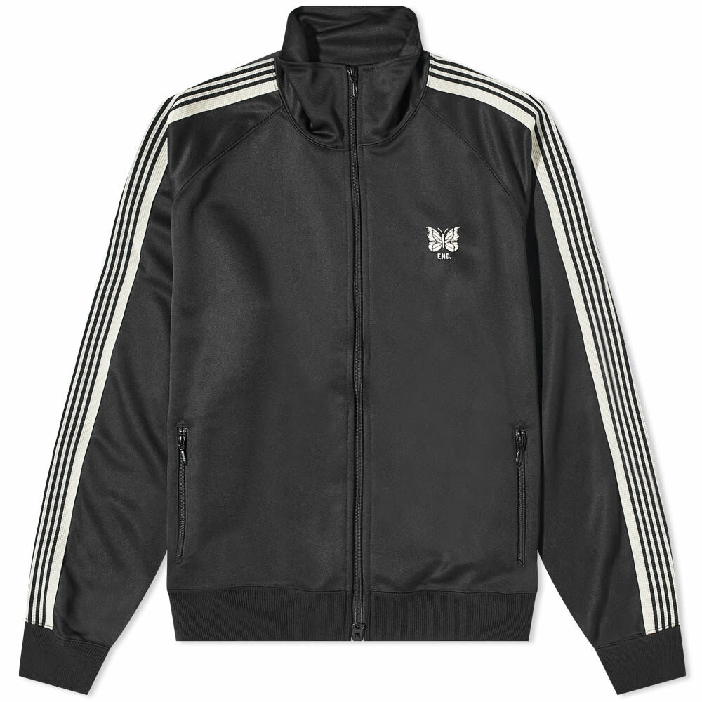 END. x Needles 'Blackjack' Jacket in Black/Pearl Needles