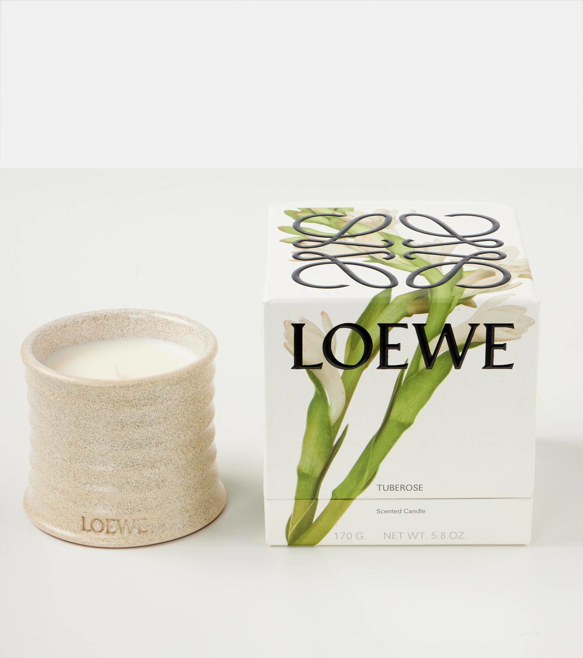 Loewe Home Scents Textura Tuberose Small scented candle Loewe