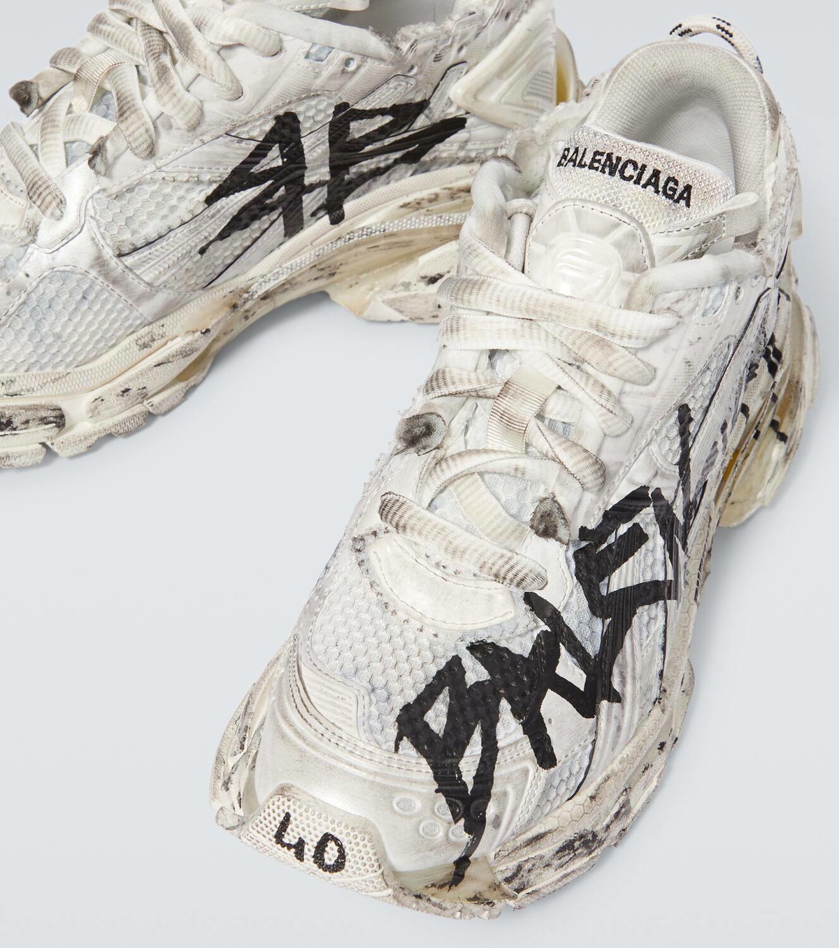 Balenciaga Runner Graffiti distressed sneakers Balenciaga