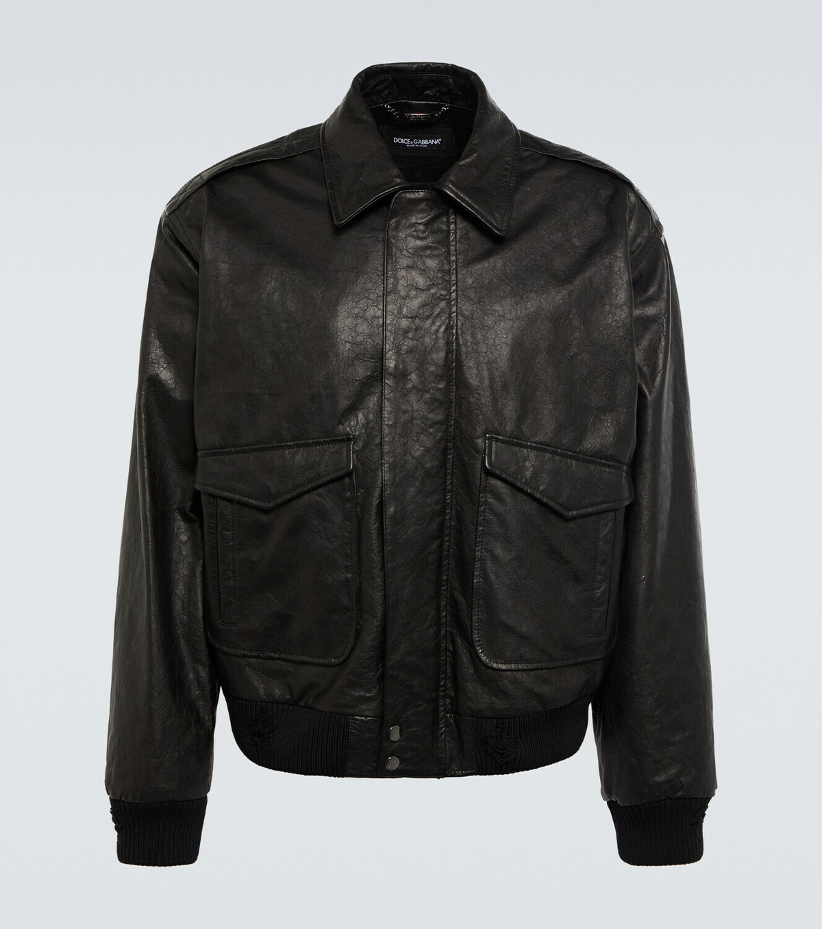 Dolce&Gabbana - Leather jacket Dolce & Gabbana