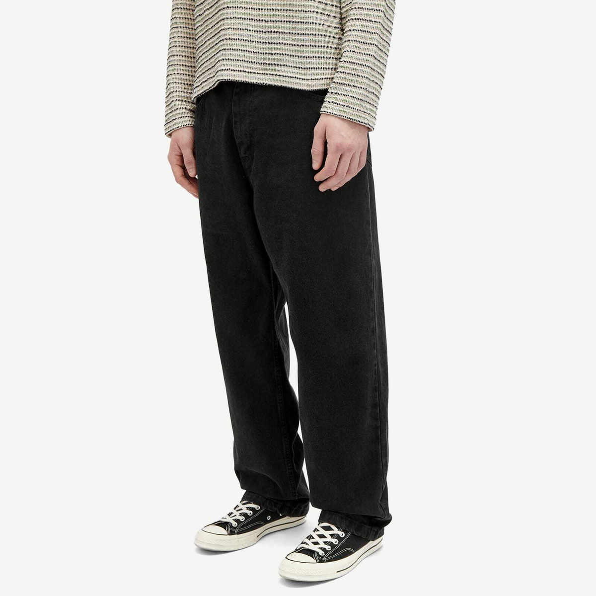 Polar Skate Co. Men's 93! Denim Jeans in Pitch Black Polar Skate Co.