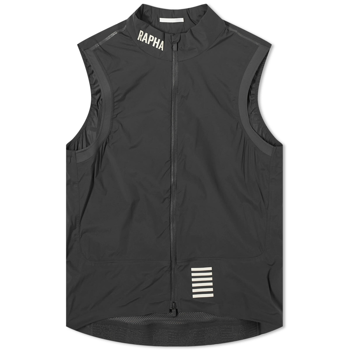 Rapha Men's Pro Team Lightweight Gilet in Black/White Rapha