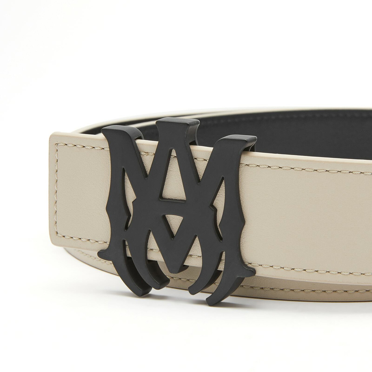 AMIRI Men's 4cm Reversible Belt in Birch/Black Amiri