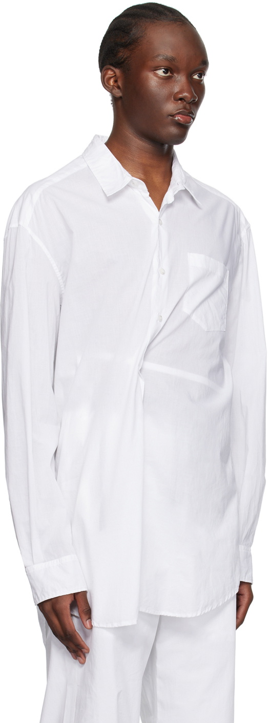 Ann Demeulemeester White Mark Shirt Ann Demeulemeester