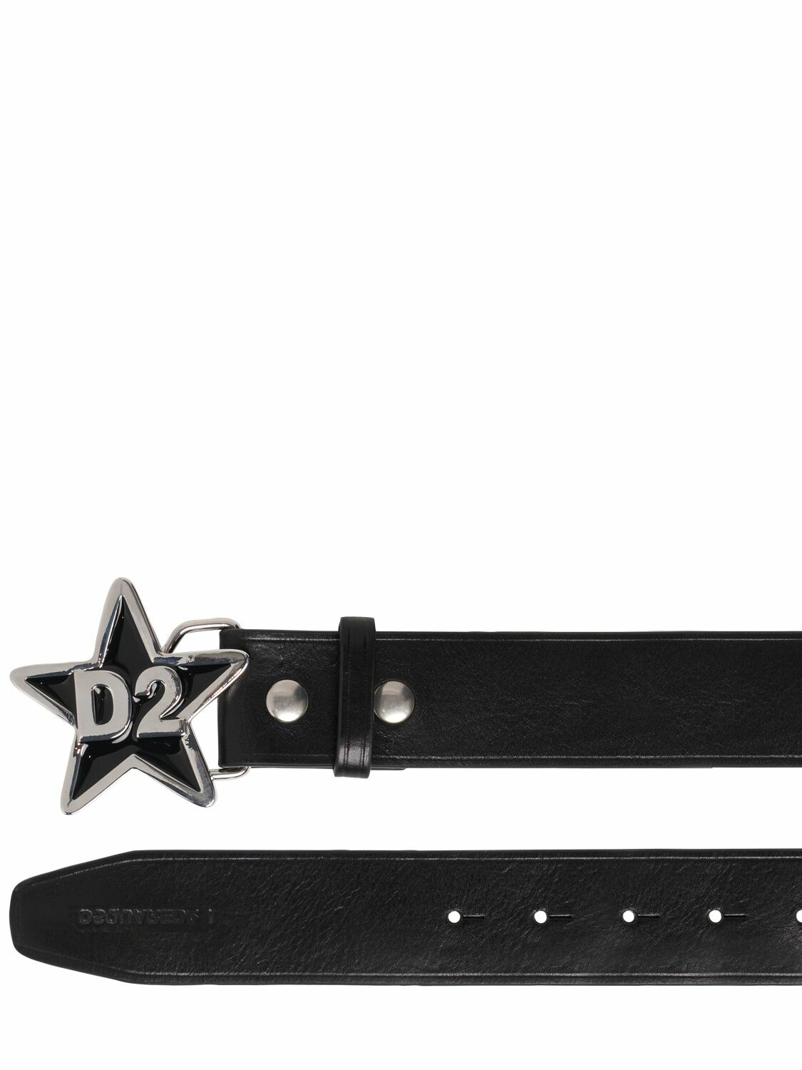 DSQUARED2 - D2 Leather Buckle Belt Dsquared2