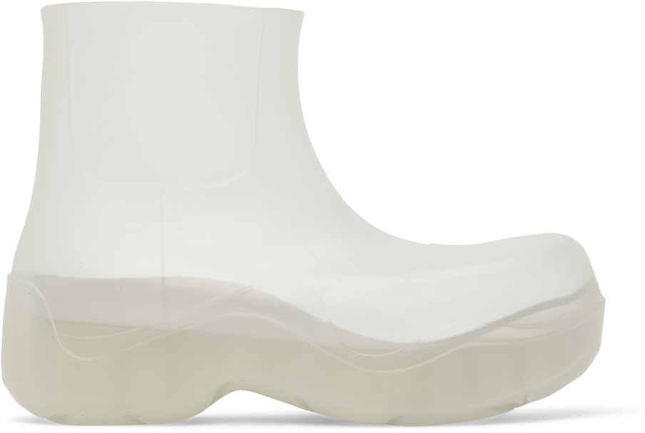 Bottega Veneta Transparent Puddle Boots Bottega Veneta