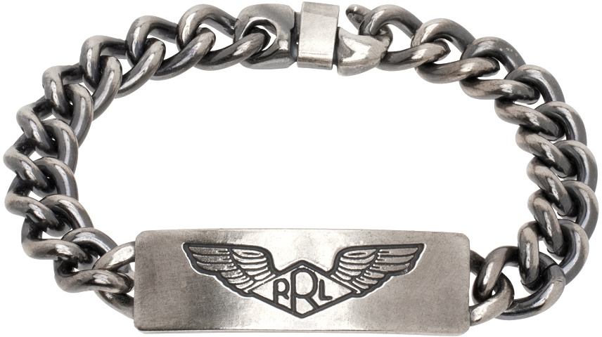 RRL Silver ID Bracelet RRL