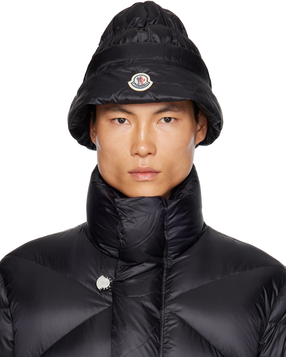Moncler Genius 1 Moncler Pharrell Williams Black Down Bucket Hat