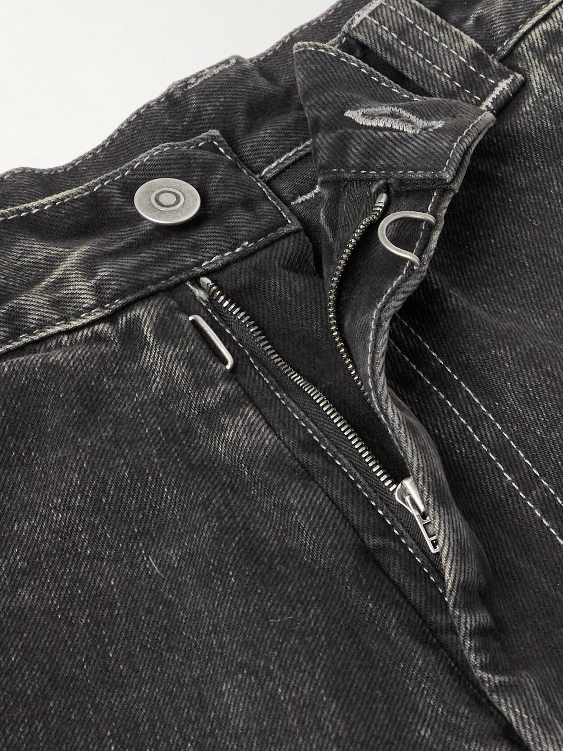 Maison Margiela - Wide-Leg Paint-Splattered Jeans - Black Maison