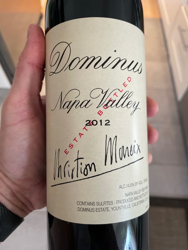 2012 Dominus Estate - CellarTracker