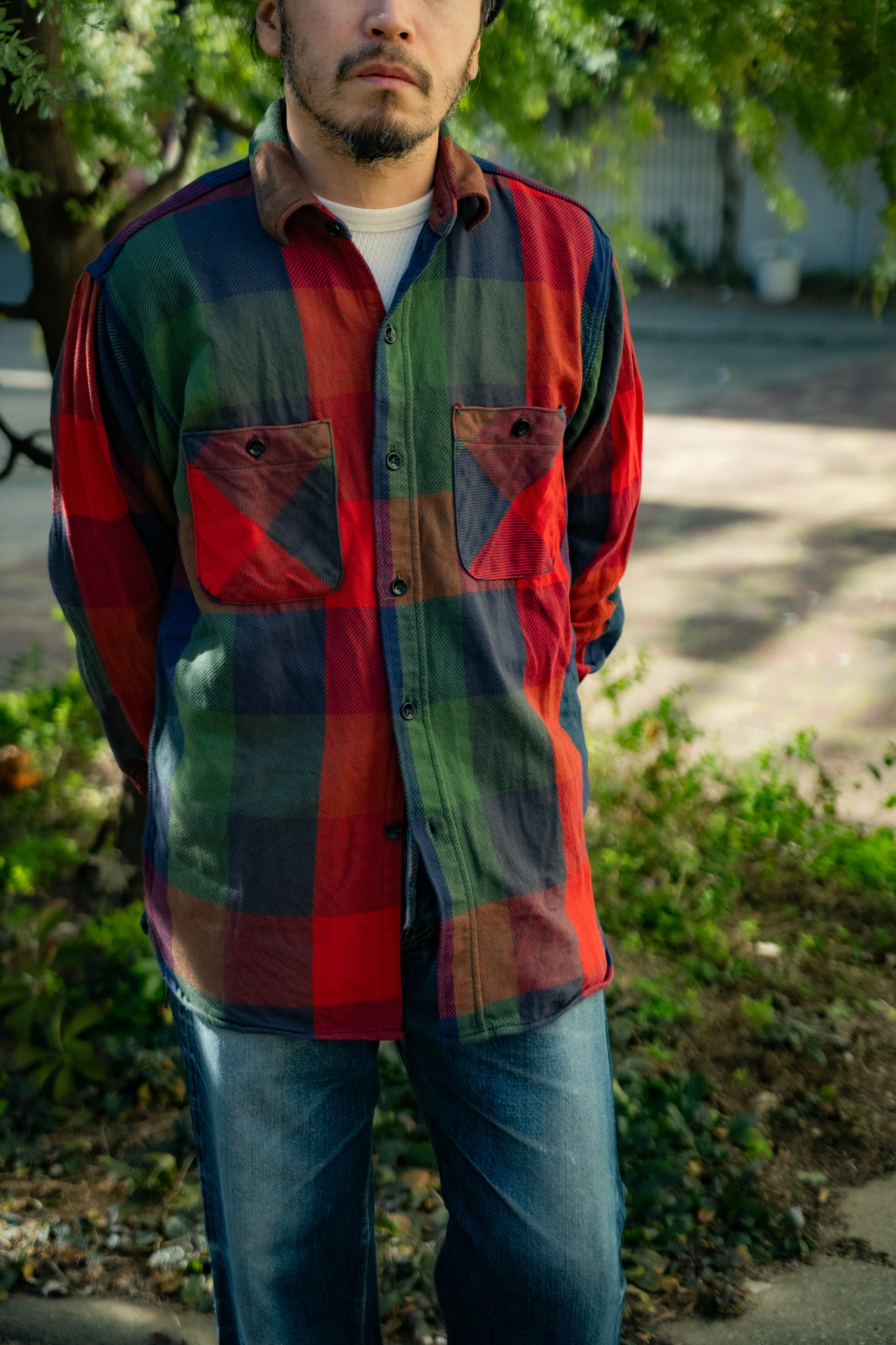 8HU MULTICOLOR CHECK FLANNEL SHIRT – The Real McCoy's