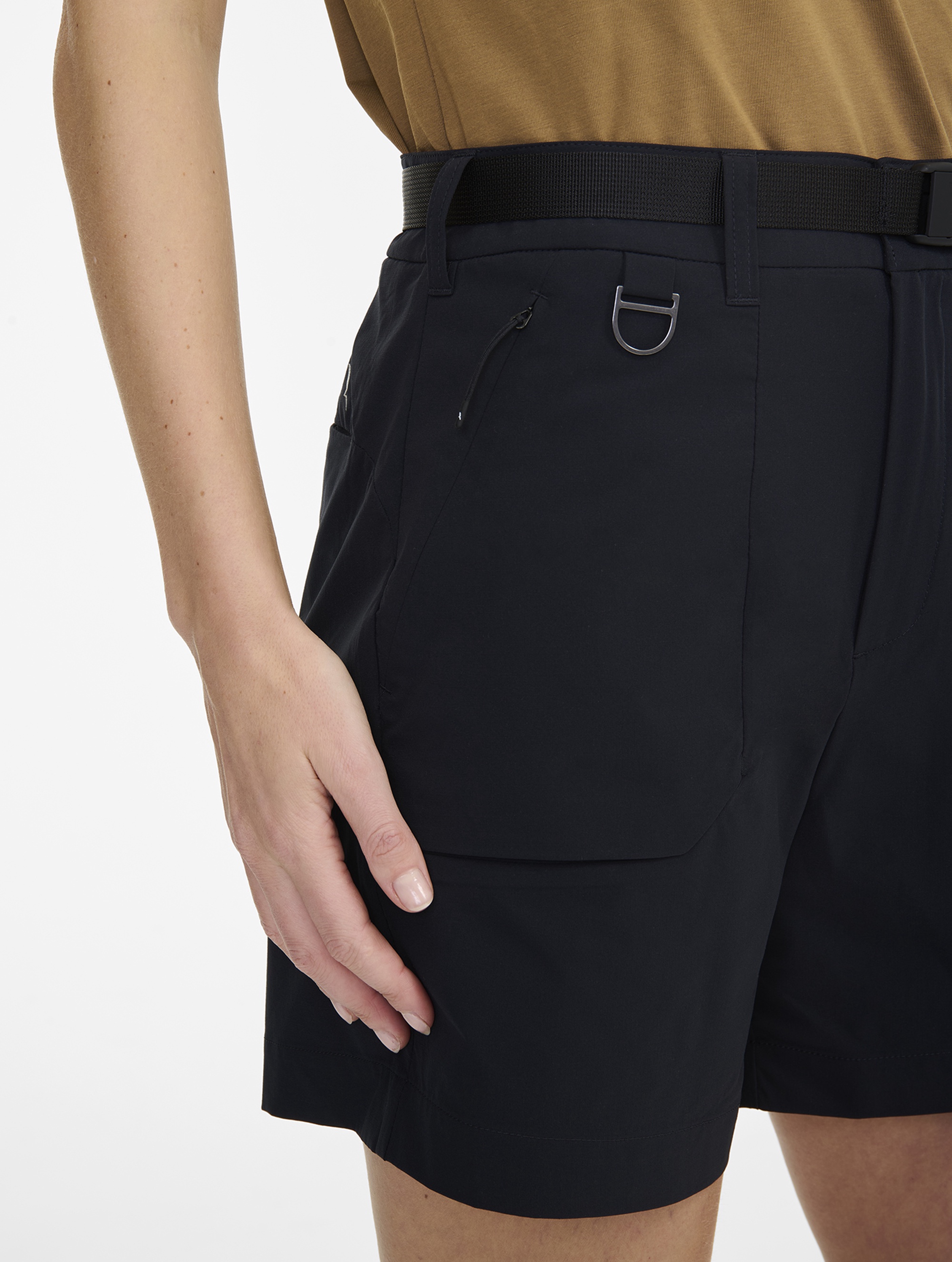 レディース 吸水速乾 クールマックス ストラップショートパンツ