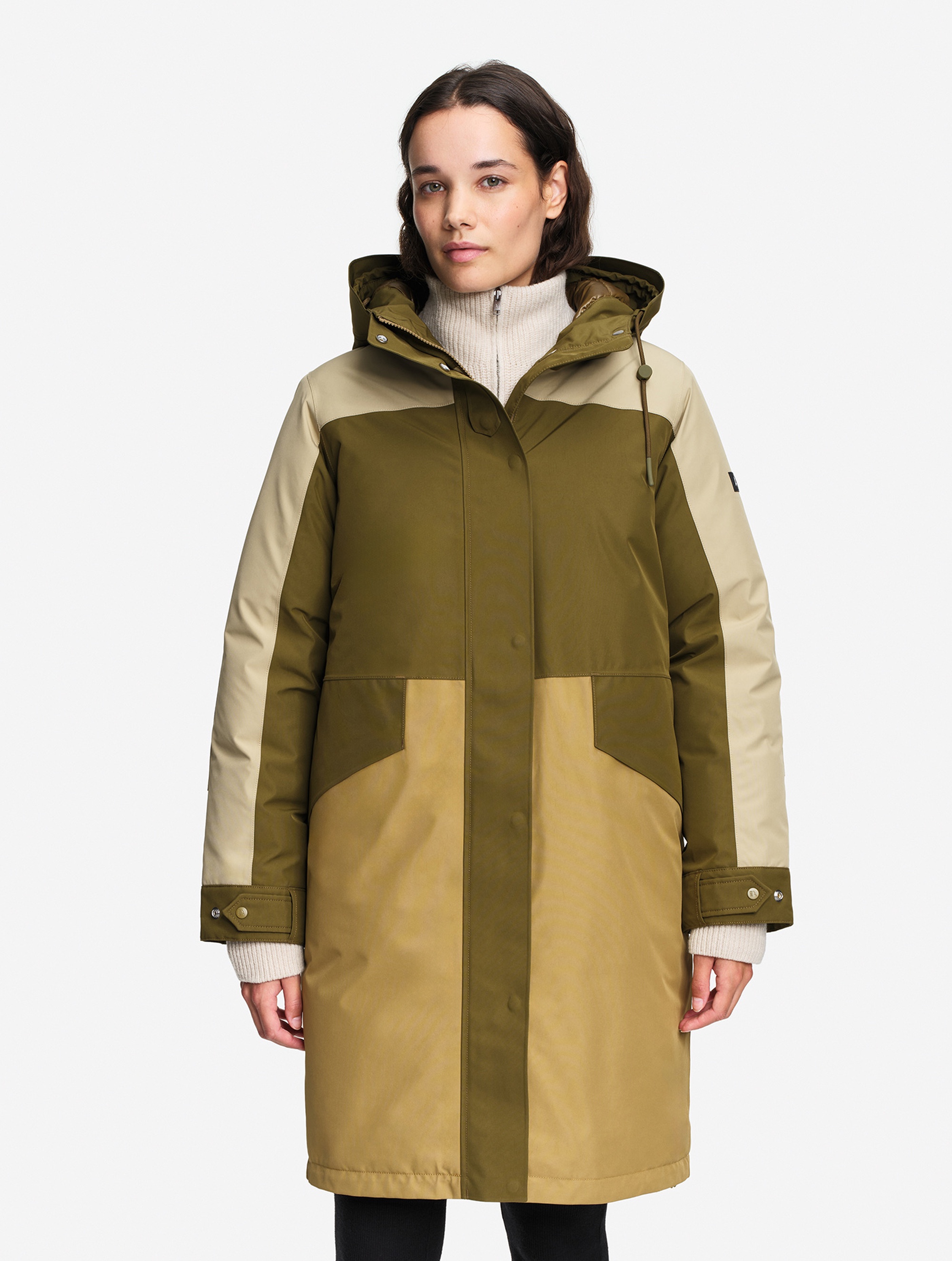 レディース ゴアテックス インサレーション カラーブロックジャケット