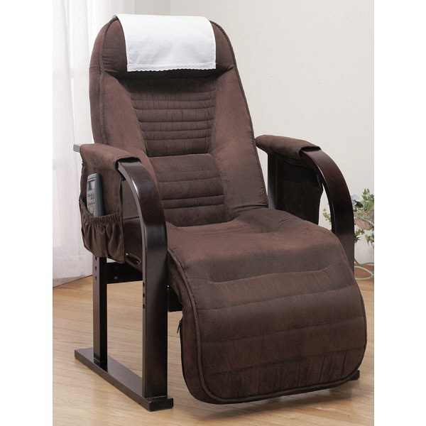 ファミリー・ライフ 低反発リクライニング高座椅子 ブラウン （直送品