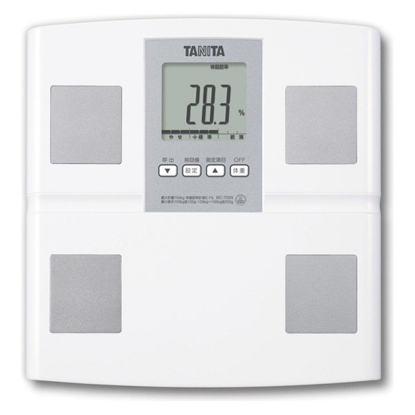 タニタ 体重計 体組成計 日本製 BC-705N-WH - アスクル