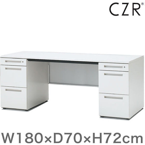 組立設置込】イトーキ オフィスデスク 両袖デスク センター引出しなし