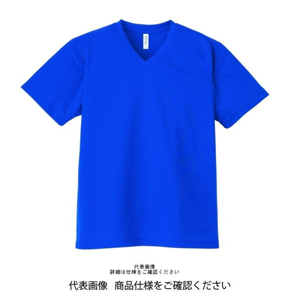 トムス ドライVネックTシャツ ロイヤルブルー M 00337-AVT-032-M 1