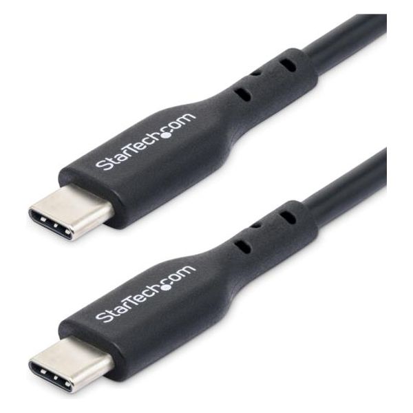 USB-C充電ケーブル 3m USB 2.0 60W PD 2.0 ブラック（直送品） - アスクル