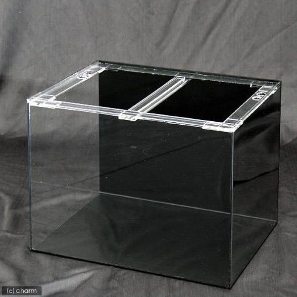 アクリル水槽 アクリルクリアタンク 底面・背面板黒 60×30×36cm・板厚5