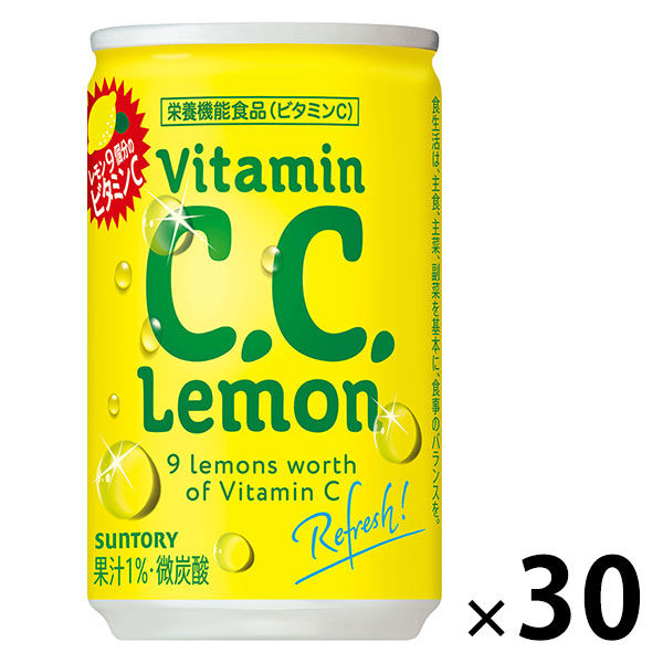 サントリー C.C.レモン 160ml 1箱（30缶入） - アスクル
