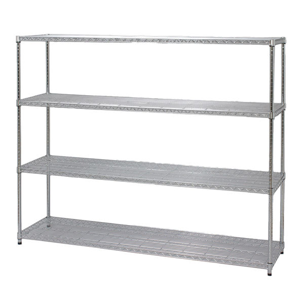 アイリスオーヤマ メタルラック ポール直径25mm 幅1800×奥行460×高さ