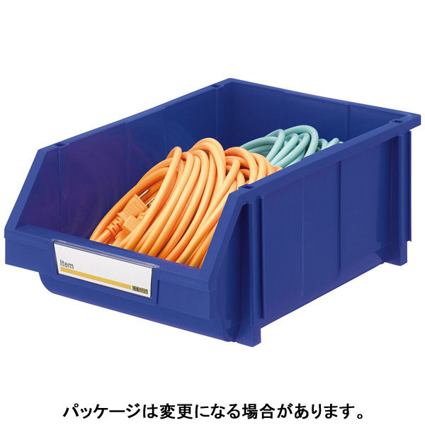 パーツボックス】 現場のチカラ 組み合わせ収納ボックス ブルー LL 1