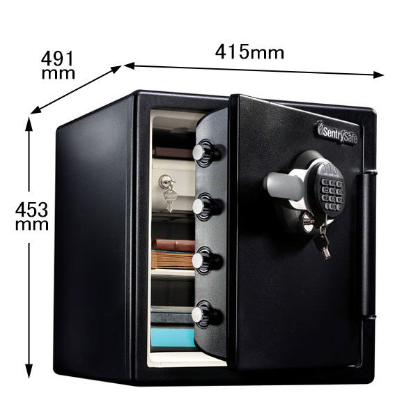 設置込】セントリー ビッグボルト テンキー式耐火・耐水金庫2時間耐火
