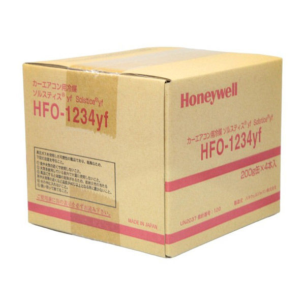 Honeywell Solstice カーエアコン新冷媒 HFO-1234yf HFO-1234yf-4 1箱