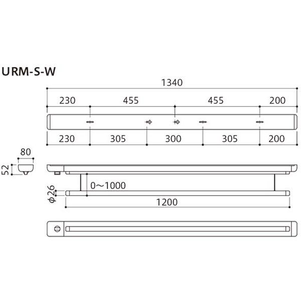 川口技研 ホスクリーン ホワイト URM-S-W 1組 - アスクル