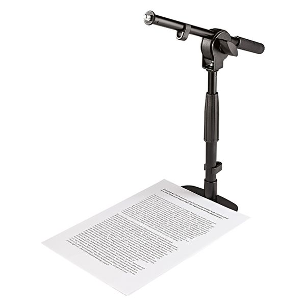 K&M 卓上/フロア用 マイクスタンド カラー:ブラック 25995-300-55 1台