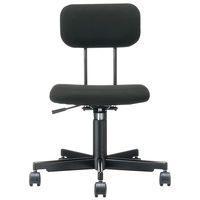 無印良品 ワーキングチェア 黒（2009） 幅55.5×奥行53×高さ74～84cm