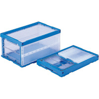 サンコー オリコンラック P75B-S（短側扉あり） フタ無 74L 透明