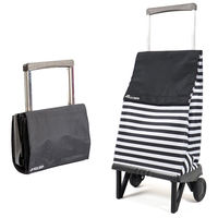 ロルサー 折りたたみショッピングカート 40L マリーナ ブラック