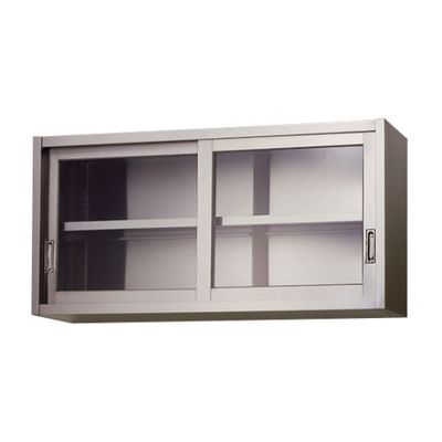 東製作所 ステンレス吊戸棚(ガラス戸) 900×300×450 AS-900GS-450 1個