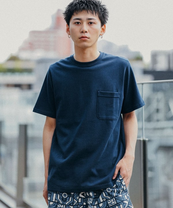 BEAMS Heavyweight Pocket T-shirt 24SS (T-shirts, cut and sewn T